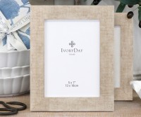 Emerson Blonde Ribbed Frame - 5x7